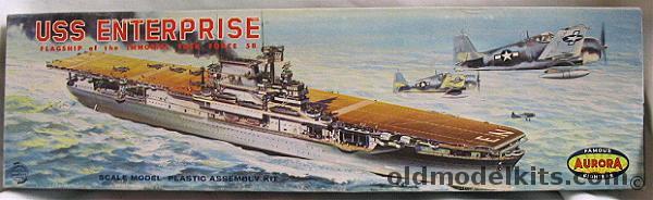 Aurora 1/600 USS Enterprise CV-6 - Aircraft Carrier, 714-149 plastic model kit